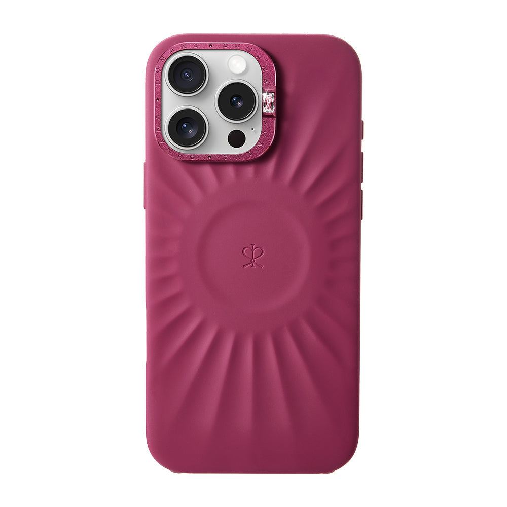 Apple iPhone 16 Pro Max Kılıf Kabartma Tasarımlı Metal Kamera Çerçeveli Pynana Starlight Serisi Kapak - Görsel 2