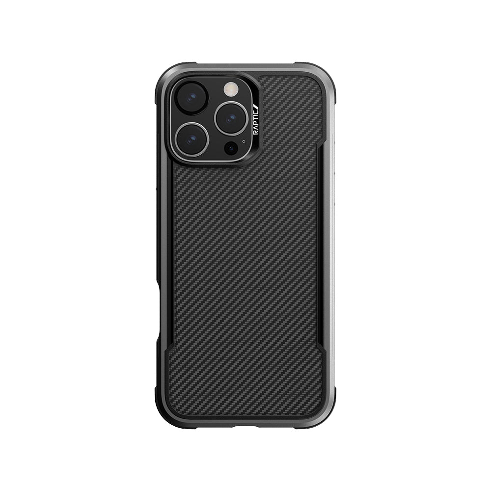 Apple iPhone 16 Pro Max Kılıf M-safe Şarj Özellikli Airbagli Raptic Apex Serisi Karbon Fiber Tasarımlı Kapak - Görsel 2