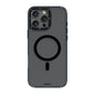 Apple iPhone 16 Pro Max Kılıf M-safe Şarj Özellikli Cam Arka Yüzey TPU Youngkit Gemstone Clear Serisi Kapak