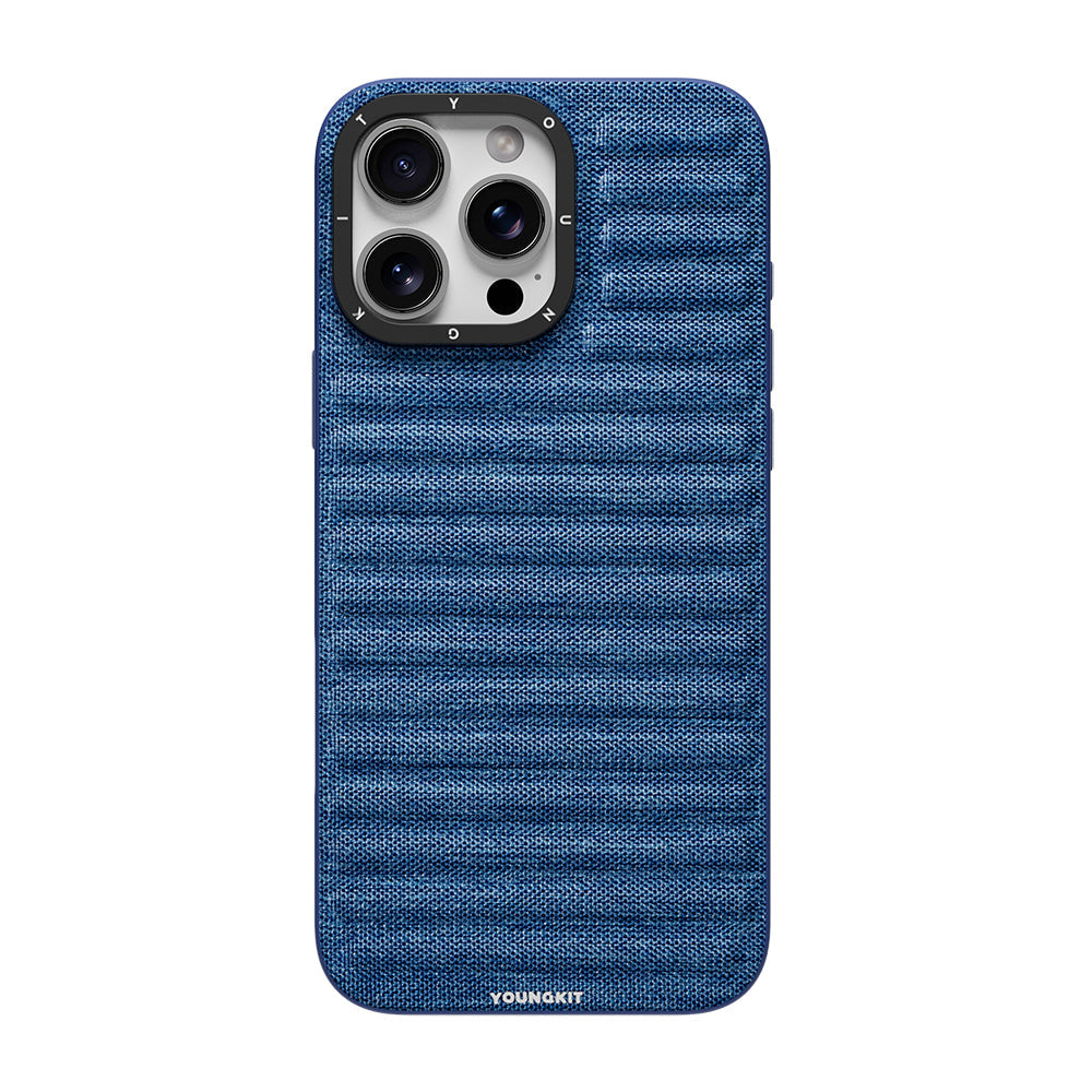 Apple iPhone 16 Pro Max Kılıf M-safe Şarj Özellikli Youngkit Canvas Serisi Kapak - Görsel 5