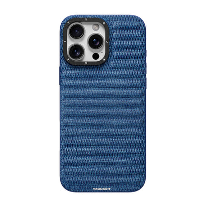 Apple iPhone 16 Pro Max Kılıf M-safe Şarj Özellikli Youngkit Canvas Serisi Kapak - Görsel 5