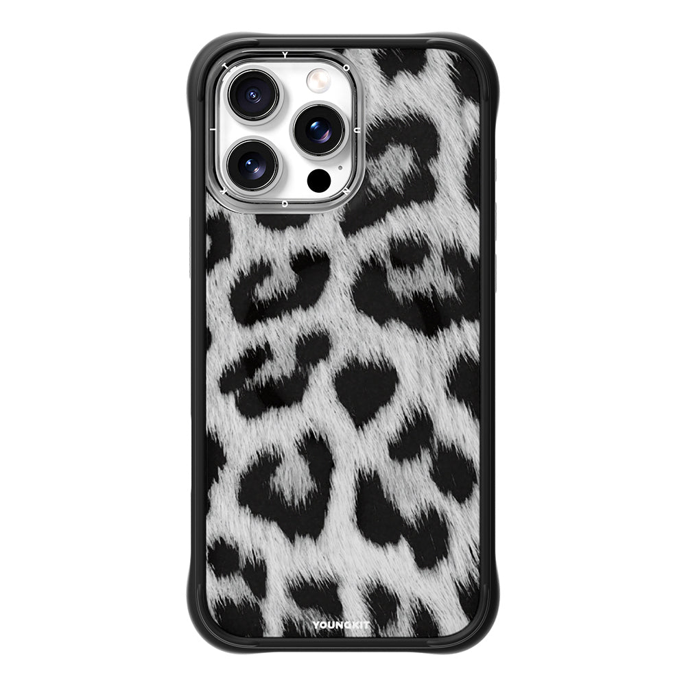 Apple iPhone 16 Pro Max Kılıf M-safe Şarj Özellikli Youngkit Leopard Serisi Kapak - Görsel 4