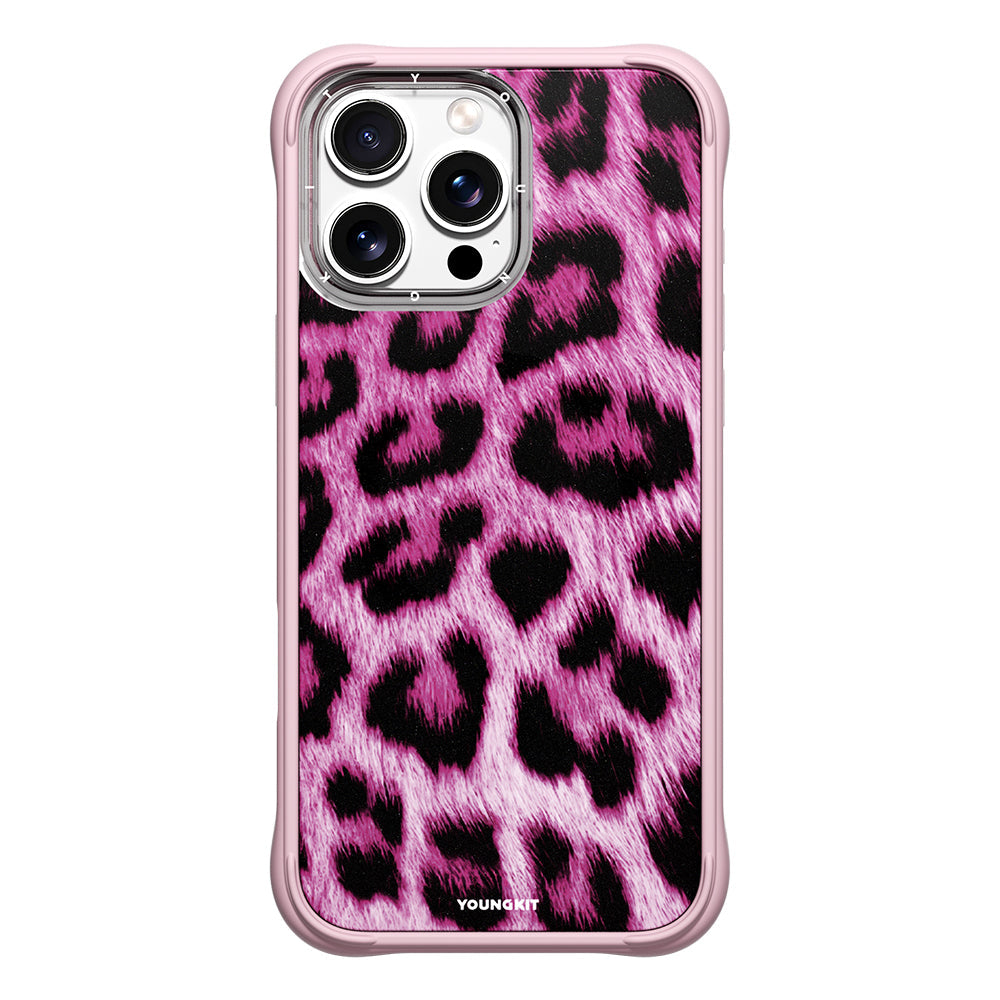 Apple iPhone 16 Pro Max Kılıf M-safe Şarj Özellikli Youngkit Leopard Serisi Kapak - Görsel 2