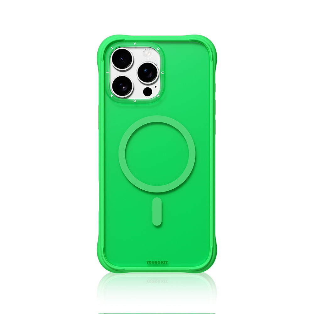 Apple iPhone 16 Pro Max Kılıf M-safe Şarj Özellikli Youngkit Macaroon Serisi Kapak - Görsel 6