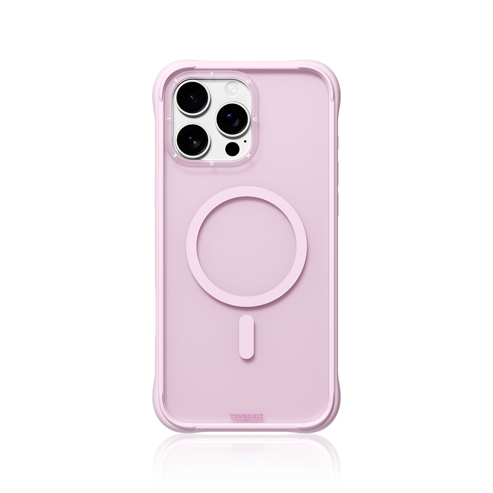 Apple iPhone 16 Pro Max Kılıf M-safe Şarj Özellikli Youngkit Macaroon Serisi Kapak - Görsel 7