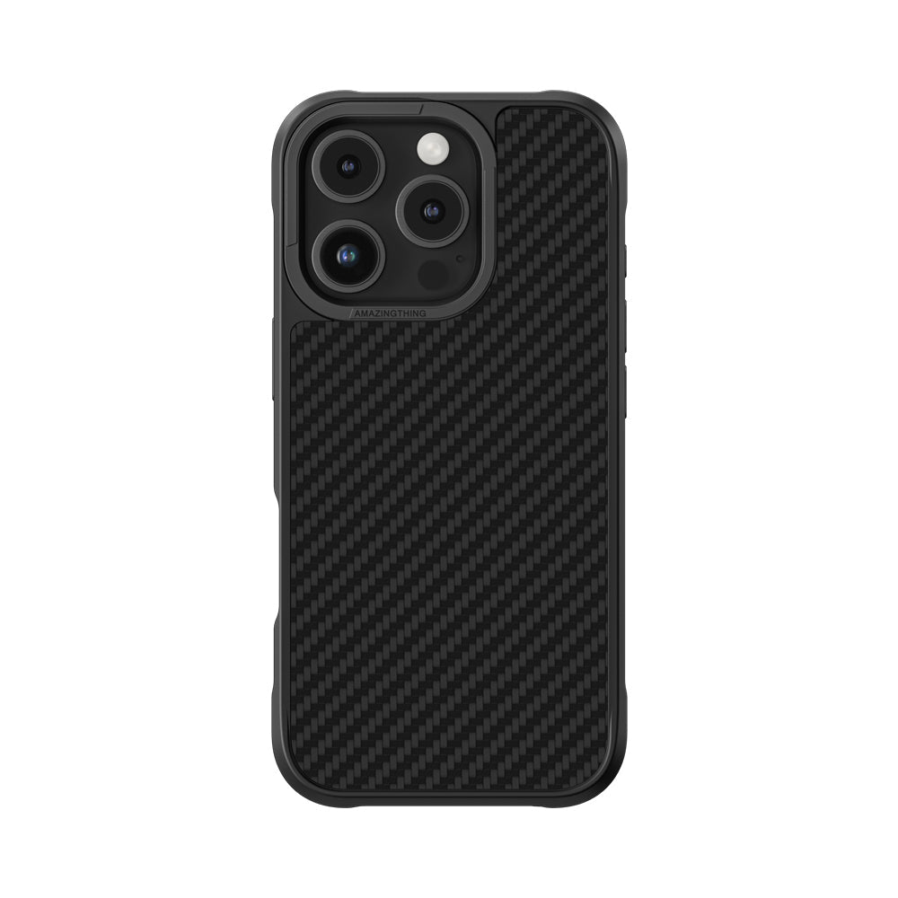 Apple iPhone 16 Pro Max Kılıf M-safe Şarj Özellikli 1500D Aramid Fiber Amazingthing Titan Max Serisi Kapak - Görsel 2
