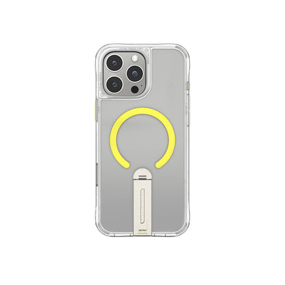Apple iPhone 16 Pro Max Kılıf M-safe Şarj Özellikli 360 Derece Dönebilen Standlı Skinarma Helix Kapak - Görsel 2