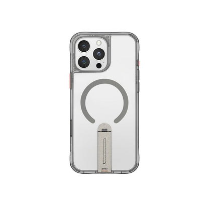 Apple iPhone 16 Pro Max Kılıf M-safe Şarj Özellikli 360 Derece Dönebilen Standlı Skinarma Helix Kapak - Görsel 4