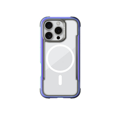 Apple iPhone 16 Pro Max Kılıf M-safe Şarj Özellikli Airbagli Raptic Shield Serisi Şeffaf Arka Yüzey Kapak - Görsel 3