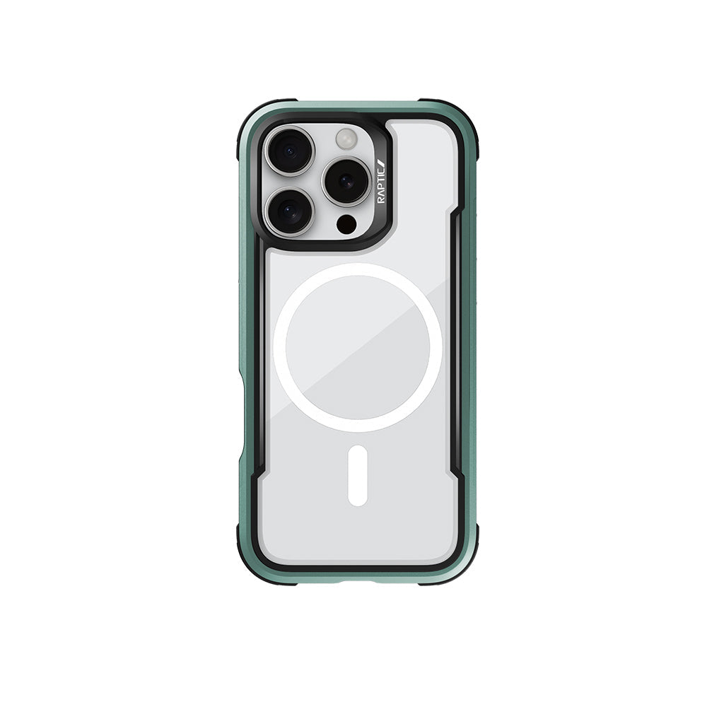 Apple iPhone 16 Pro Max Kılıf M-safe Şarj Özellikli Airbagli Raptic Shield Serisi Şeffaf Arka Yüzey Kapak - Görsel 4