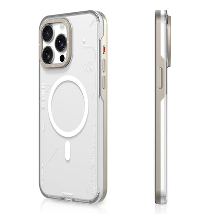 Apple iPhone 16 Pro Max Kılıf M-safe Şarj Özellikli Çıkarılabilir Arka Yüzeyli Youngkit Mecha Kapak - Görsel 2