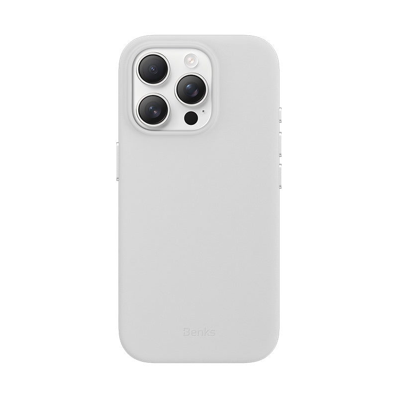Apple iPhone 16 Pro Max Kılıf M-safe Şarj Özellikli Çizilmeye Dayanıklı Benks VitaPro Serisi PU Deri Kapak - Görsel 3