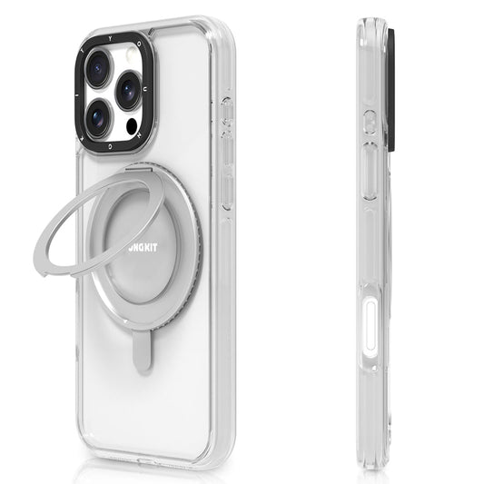 Apple iPhone 16 Pro Max Kılıf M-safe Şarj Özellikli Parmak Ring Standlı Youngkit Pivot Serisi Kapak