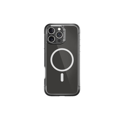 Apple iPhone 16 Pro Max Kılıf M-safe Şarj Özellikli Raptic Air Serisi Airbag Tasarımlı Metal Köşelikli Şeffaf Kapak - Görsel 2