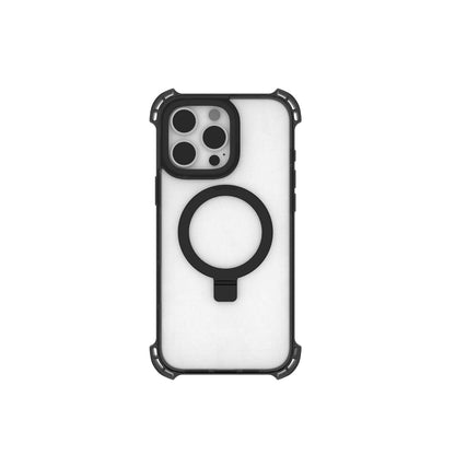 Apple iPhone 16 Pro Max Kılıf M-safe Şarj Özellikli Raptic Dual Serisi Şeffaf Standlı Kapak - Görsel 3