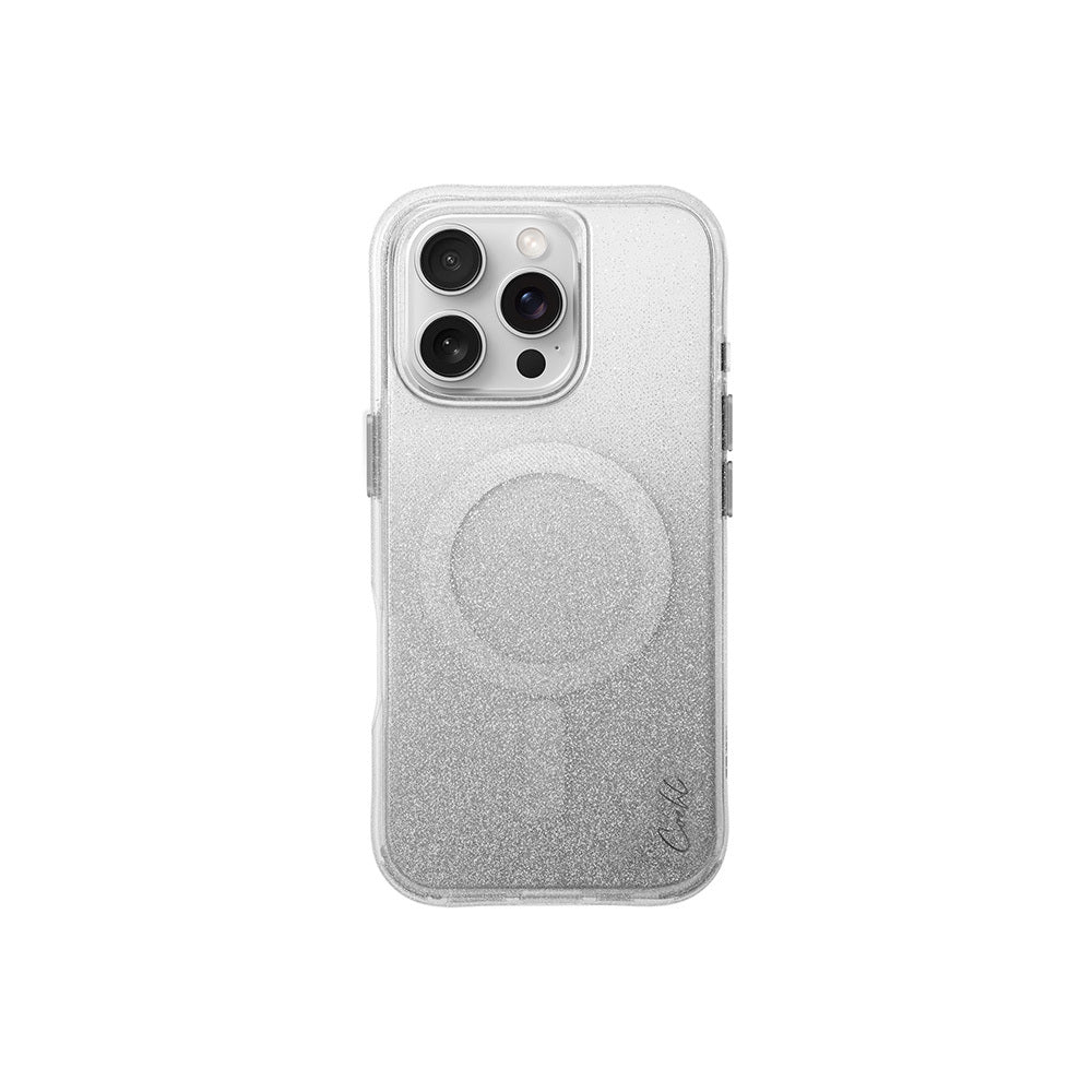 Apple iPhone 16 Pro Max Kılıf M-safe Şarj Özellikli Simli Arka Yüzey Askı Aparatlı Coehl Lumino Kapak - Görsel 2