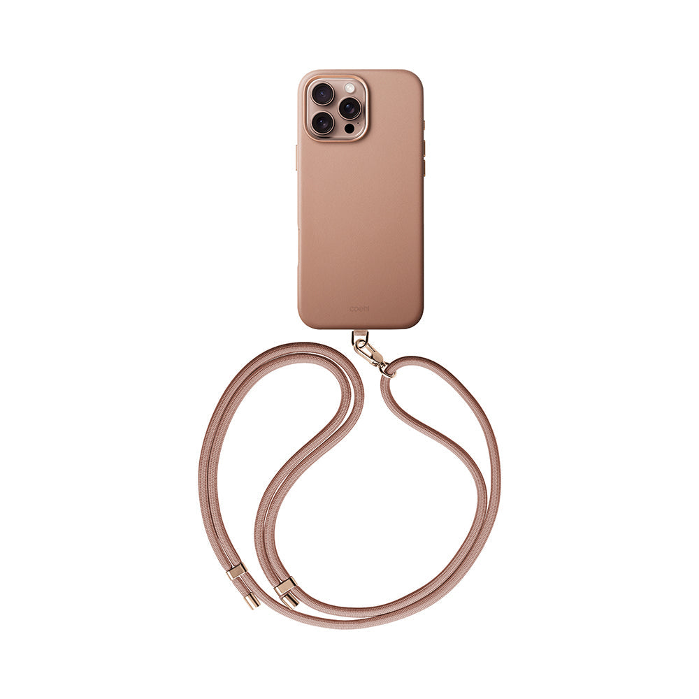 Apple iPhone 16 Pro Max Kılıf M-safe Şarj Özellikli Soft Arka Yüzey Askı İpli Coehl Muse Kapak - Görsel 2