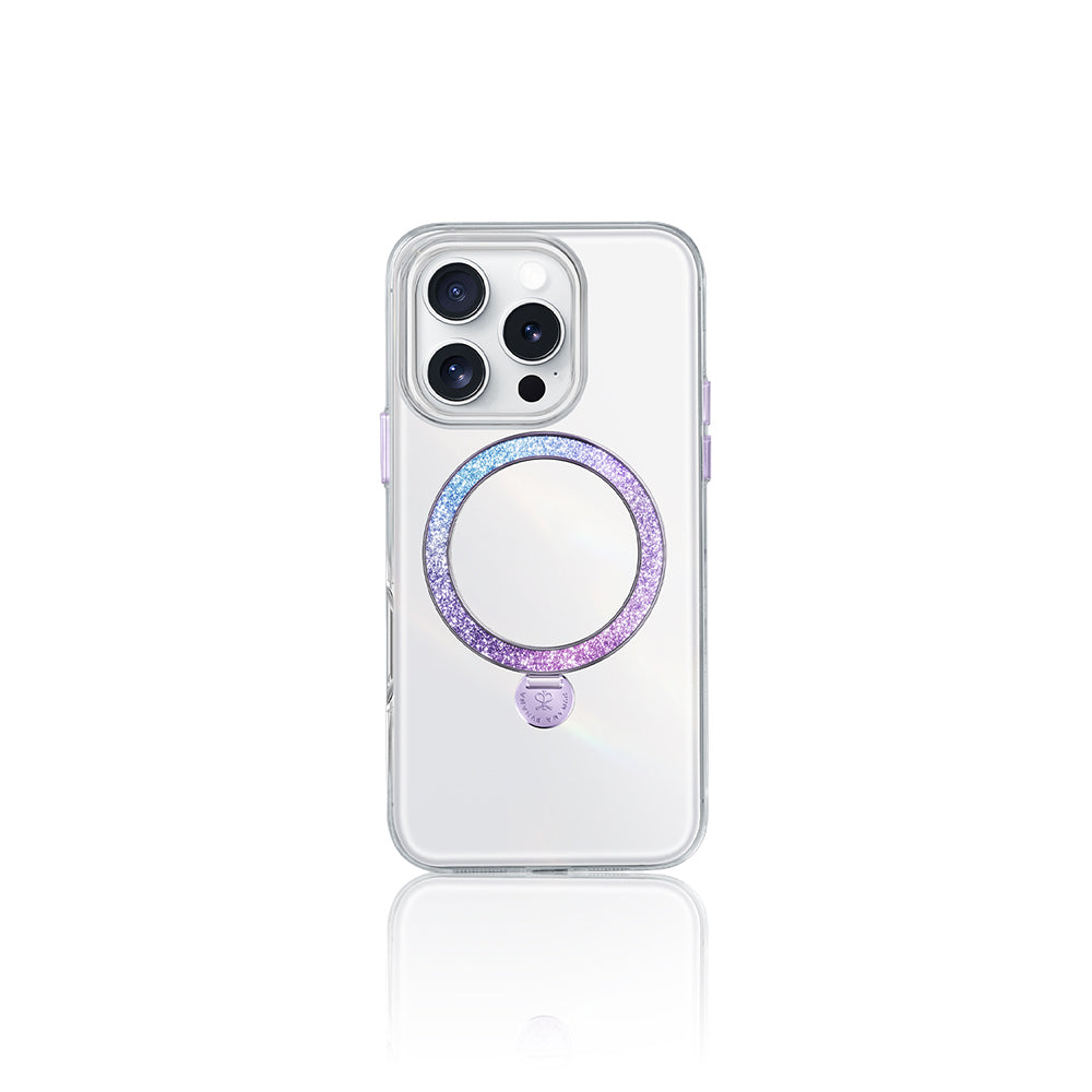 Apple iPhone 16 Pro Max Kılıf M-safe Şarj Özellikli Standlı Pynana Dancing Streamer Serisi Kapak - Görsel 3