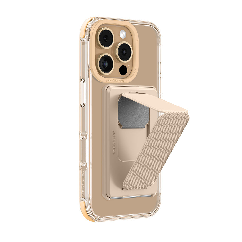 Apple iPhone 16 Pro Max Kılıf M-safe Şarj Özellikli Standlı Set Amazingthing Omni Adventure Serisi Kapak - Görsel 3
