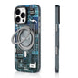 Apple iPhone 16 Pro Max Kılıf M-safe Şarj Özellikli Youngkit 360° Standlı Technology Serisi Kapak