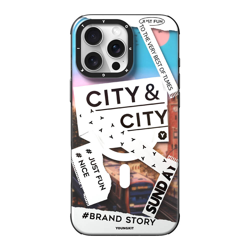 Apple iPhone 16 Pro Max Kılıf M-safe Şarj Özellikli Youngkit A-City Serisi Kapak - Görsel 2