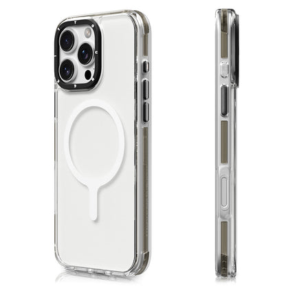 Apple iPhone 16 Pro Max Kılıf M-safe Şarj Özellikli YoungKit Crystal Color Serisi Kapak - Görsel 4