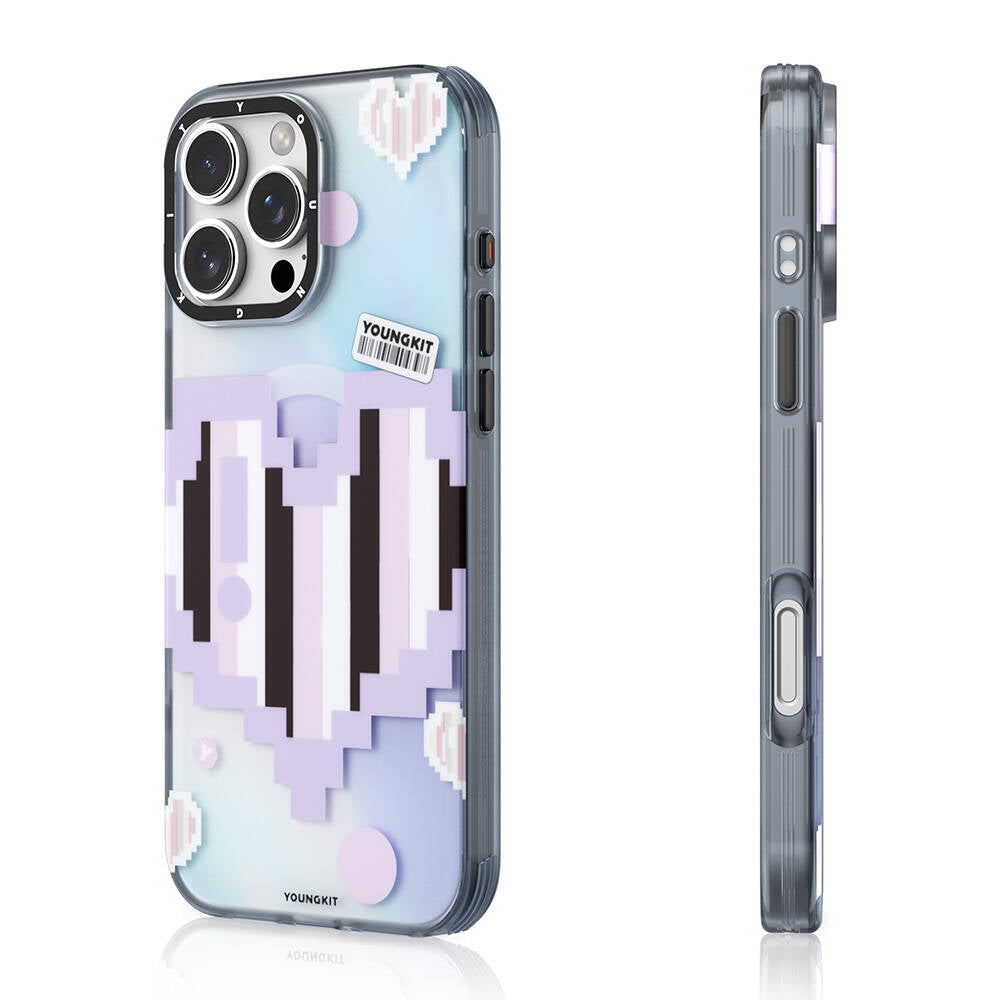 Apple iPhone 16 Pro Max Kılıf M-safe Şarj Özellikli Youngkit Love Serisi Kapak - Görsel 2