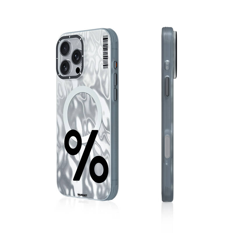 Apple iPhone 16 Pro Max Kılıf M-safe Şarj Özellikli Youngkit Mathematical Serisi Kapak - Görsel 2