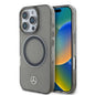 Apple iPhone 16 Pro Max Kılıf Mercedes Benz Orjinal Lisanslı M-safe Şarj Özellikli Saydam Yüzey Silver Ring Kapak