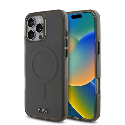Apple iPhone 16 Pro Max Kılıf TUMI Orjinal Lisanslı M-safe Şarj Özellikli Airbagli Transparan Kapak - Görsel 3