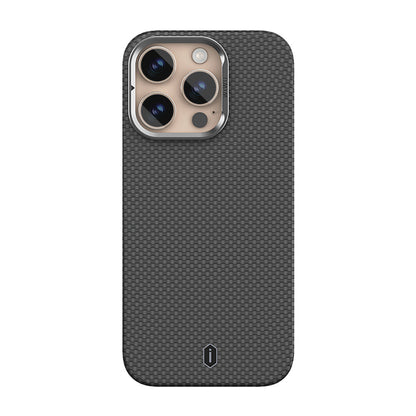 Apple iPhone 16 Pro Max Kılıf Wiwu DCC-208 M-safe Şarj Özellikli Kamera Standlı Aramid Fiber Tasarım Kevlar Kapak - Görsel 2