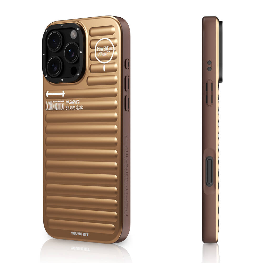 Apple iPhone 16 Pro Max M-safe Şarj Özellikli Kılıf Mat Renkli Tasarım Youngkit Original Serisi Kapak - Görsel 2