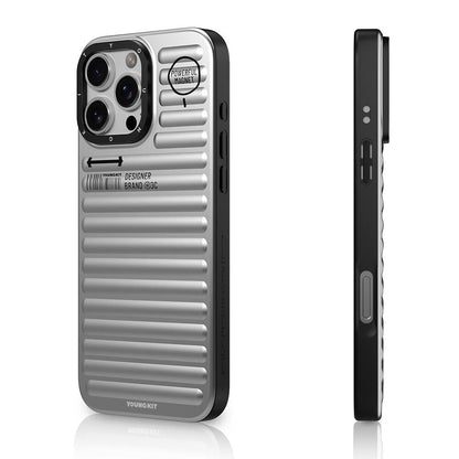 Apple iPhone 16 Pro Max M-safe Şarj Özellikli Kılıf Mat Renkli Tasarım Youngkit Original Serisi Kapak - Görsel 4