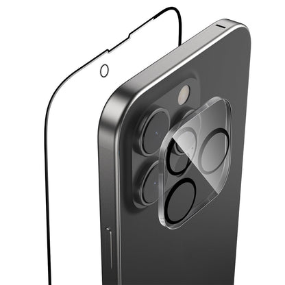 Apple iPhone 16 Pro Max Raptic 2in1 Temperli Ekran Koruyucu + Lens Koruyucu Set - Görsel 2
