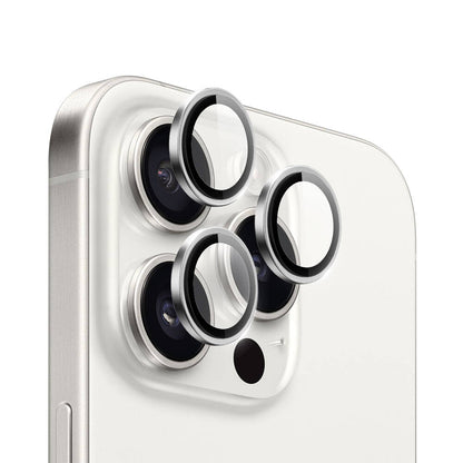 Apple iPhone 16 Pro Max Wiwu LG-004 PVD Lens Guard Metal Kamera Lens Koruyucu - Görsel 5