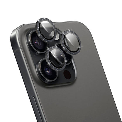 Apple iPhone 16 Pro Max Wiwu LG-006 Diamond Lens Guard Kolay Uygulama Aparatlı Kamera Lens Koruyucu - Görsel 2
