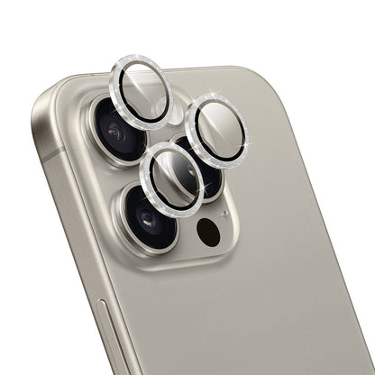 Apple iPhone 16 Pro Max Wiwu LG-006 Diamond Lens Guard Kolay Uygulama Aparatlı Kamera Lens Koruyucu - Görsel 3