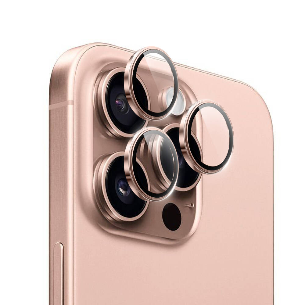Apple iPhone 16 Pro Wiwu LG-003 Lens Guard Çizilmeye Karşı Dayanıklı Safir Kamera Lens Koruyucu - Görsel 3
