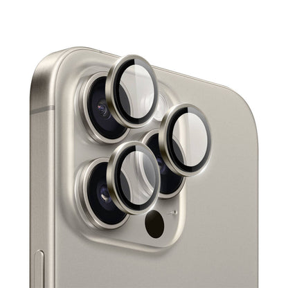 Apple iPhone 16 Pro Wiwu LG-004 PVD Lens Guard Metal Kamera Lens Koruyucu - Görsel 3
