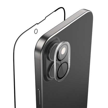 Apple iPhone 16 Raptic 2in1 Temperli Ekran Koruyucu + Lens Koruyucu Set - Görsel 2