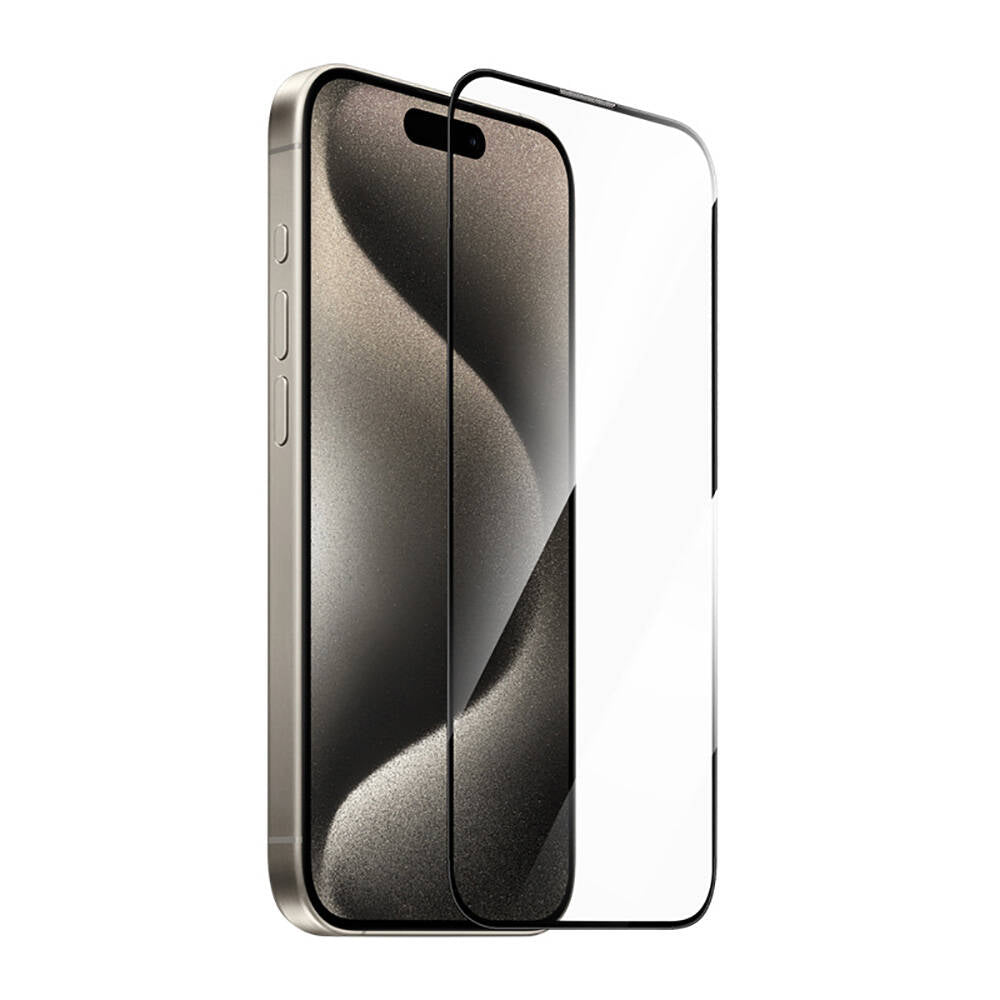 Apple iPhone 16 Wiwu GT-014 Polimer Oleofobik Kaplama Şeffaf Pürüzsüz Temperli Cam Ekran Koruyucu 25'li Paket - Görsel 2