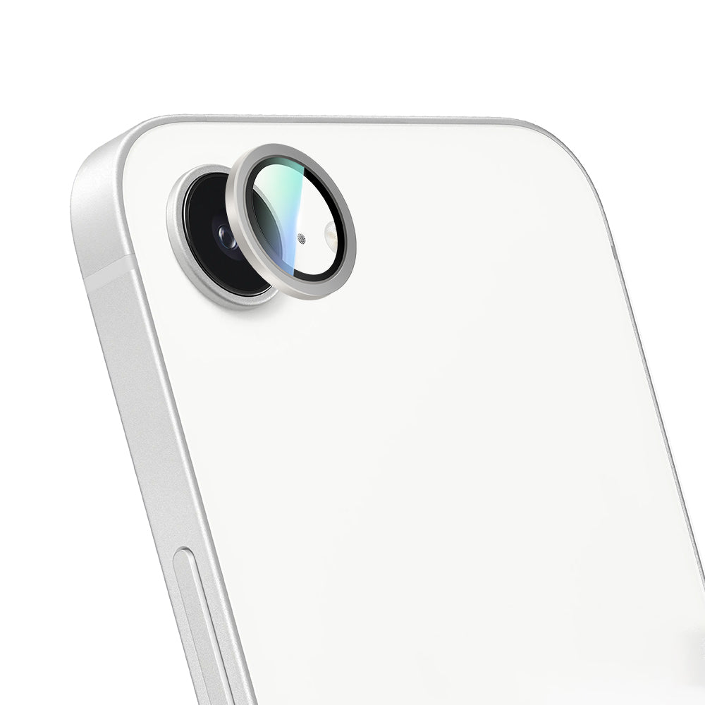 Apple iPhone 16E CaseWorld Alloy Serisi Oleofobik Anti Reflective Kamera Lens Koruyucu - Görsel 2