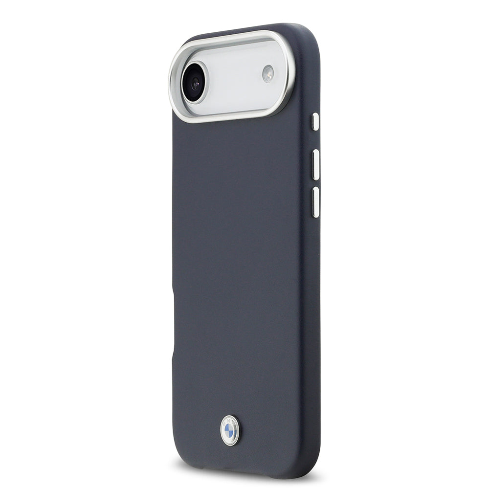 Apple iPhone 17 Air Kılıf BMW Orjinal Lisanslı M-safe Şarj Özellikli Metal Logolu Tam Kaplama Deri Kapak - Görsel 2