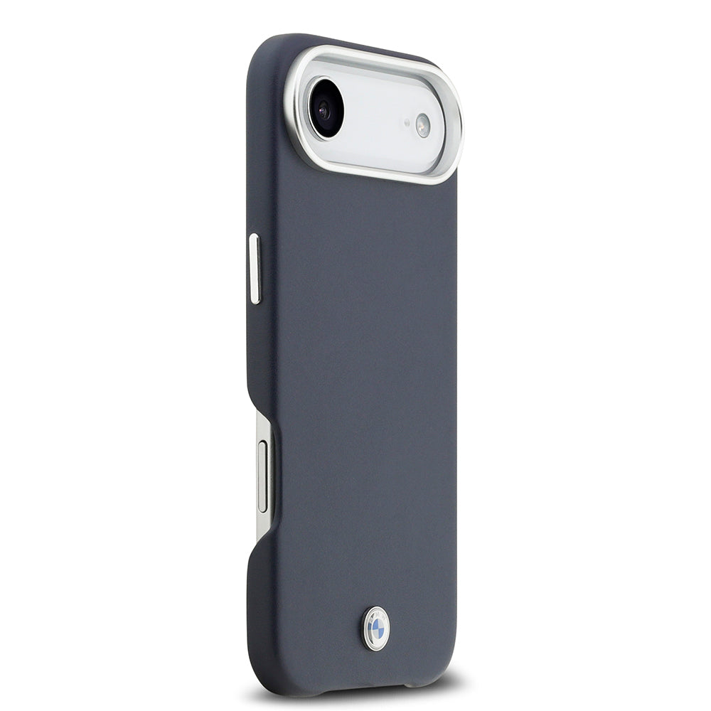 Apple iPhone 17 Air Kılıf BMW Orjinal Lisanslı M-safe Şarj Özellikli Metal Logolu Tam Kaplama Deri Kapak - Görsel 4