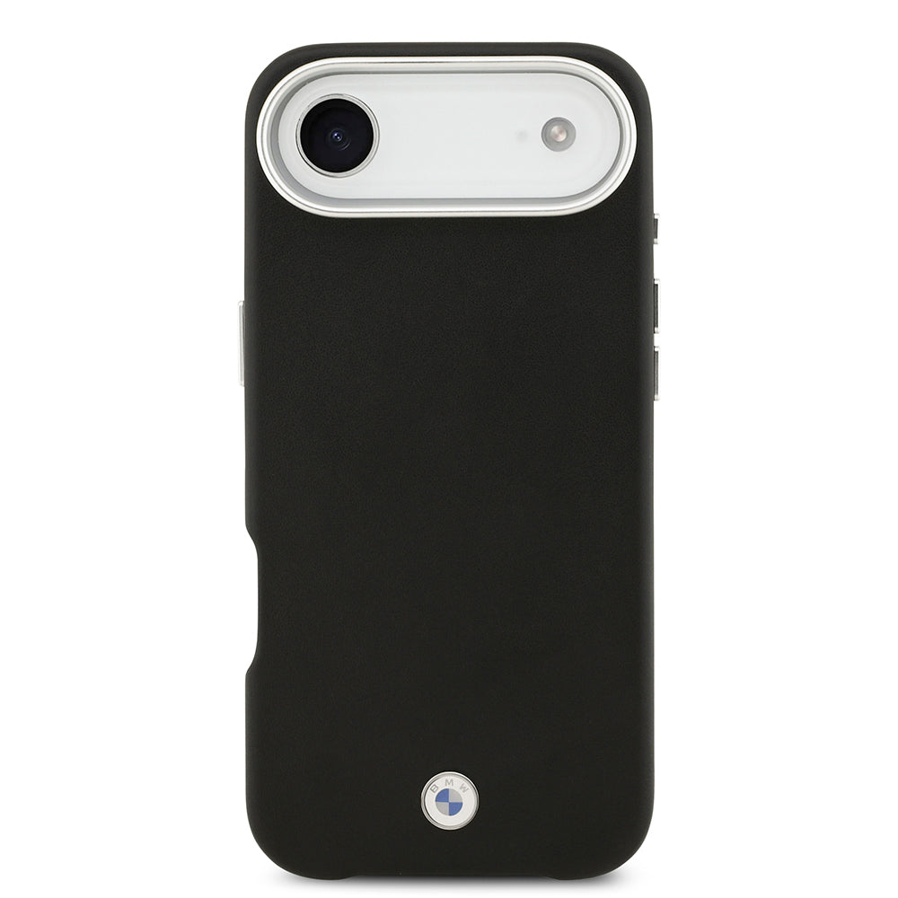Apple iPhone 17 Air Kılıf BMW Orjinal Lisanslı M-safe Şarj Özellikli Metal Logolu Tam Kaplama Deri Kapak - Görsel 10