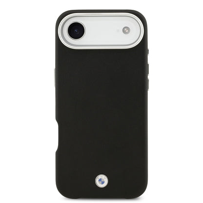 Apple iPhone 17 Air Kılıf BMW Orjinal Lisanslı M-safe Şarj Özellikli Metal Logolu Tam Kaplama Deri Kapak - Görsel 10