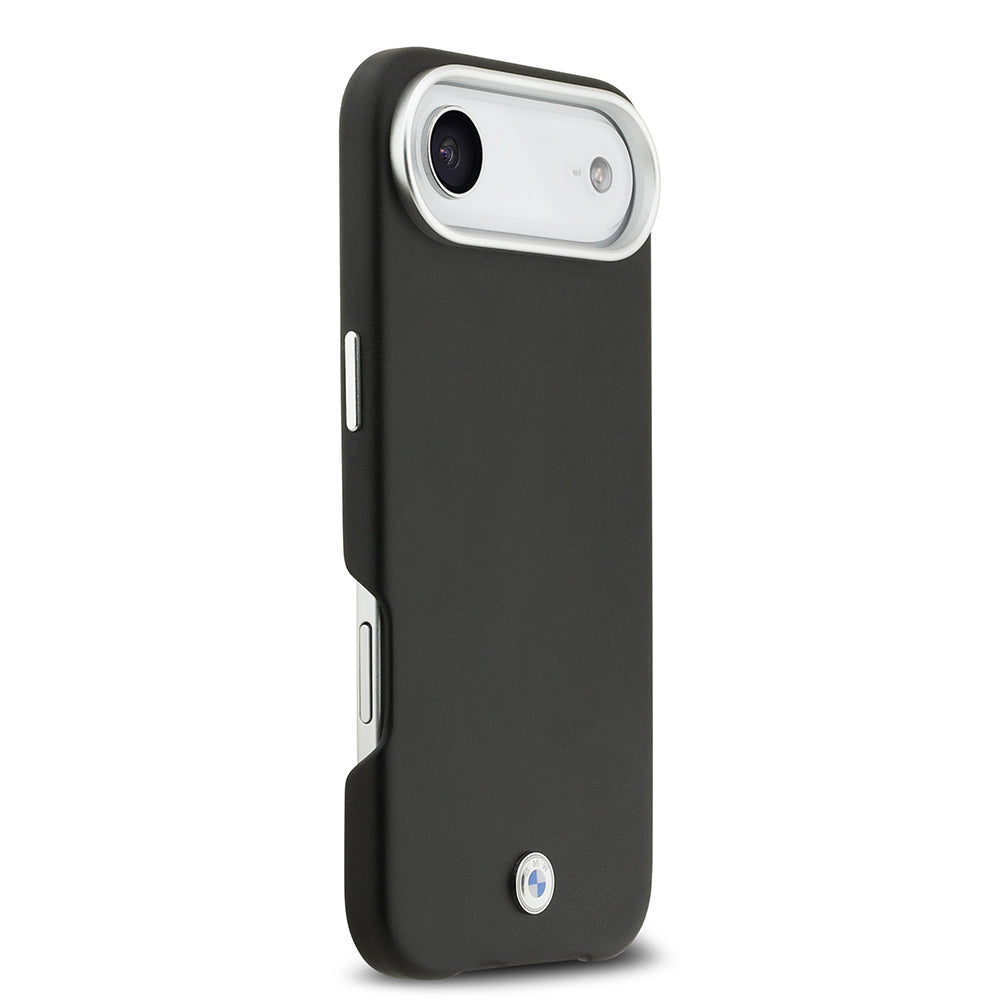 Apple iPhone 17 Air Kılıf BMW Orjinal Lisanslı M-safe Şarj Özellikli Metal Logolu Tam Kaplama Deri Kapak - Görsel 11