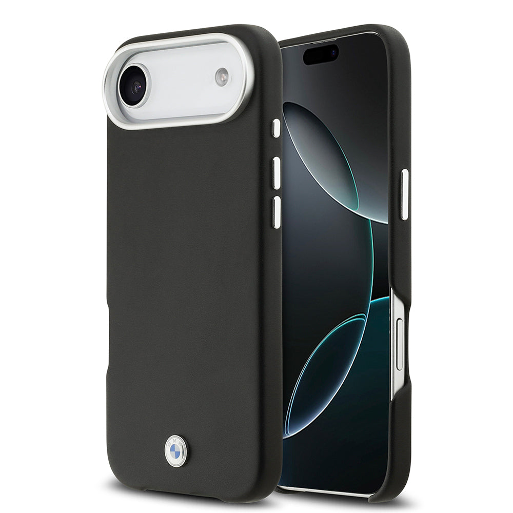 Apple iPhone 17 Air Kılıf BMW Orjinal Lisanslı M-safe Şarj Özellikli Metal Logolu Tam Kaplama Deri Kapak - Görsel 16