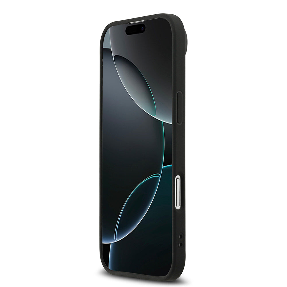 Apple iPhone 17 Air Kılıf DKNY Orjinal Lisanslı M-safe Şarj Özellikli 3D Yazılı Grid Pattern Kapak - Görsel 5