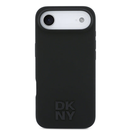 Apple iPhone 17 Air Kılıf DKNY Orjinal Lisanslı M-safe Şarj Özellikli Metal Logolu Silikon Kapak - Görsel 3
